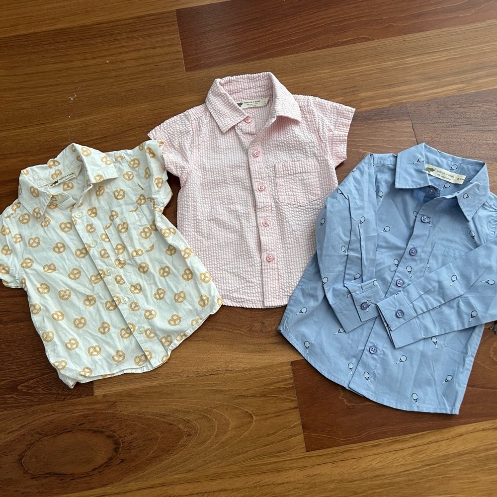 Bundle of Monica and Andy Boys Dress Shirts, Size 24 Months